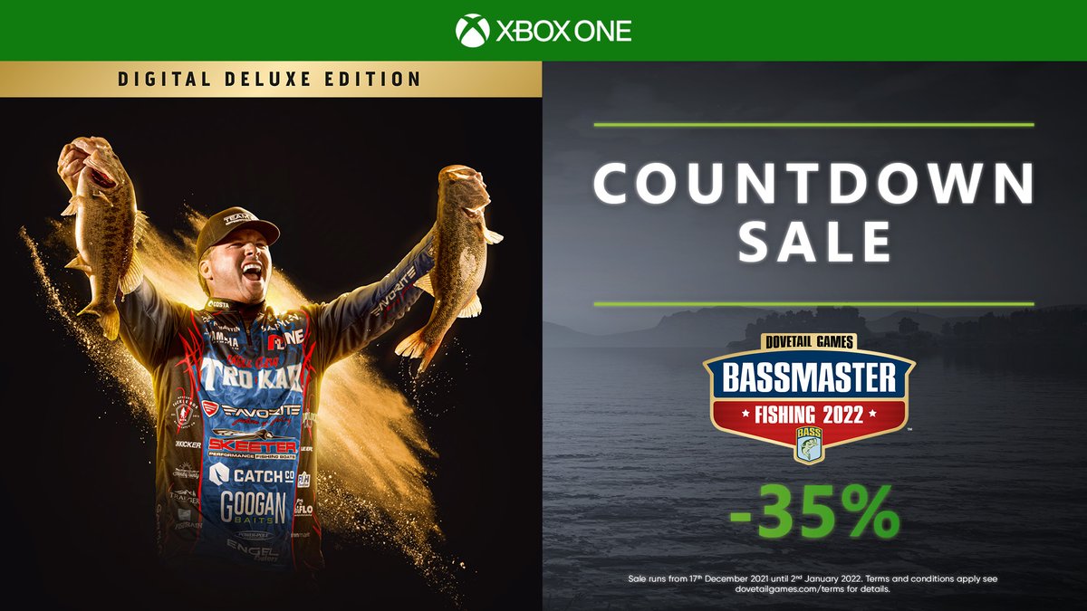 DovetailFishing's tweet photo. 🚆Xbox players! Want to grab a bargain for the angler in your life before Christmas? 🎣

You can grab 35% off Bassmaster Fishing 2022 right now on the Xbox Store.

Details here: https://t.co/9V8huuDU9Q

Give the gift of hobbies this Christmas 🎁 https://t.co/zbGxxhDlju
