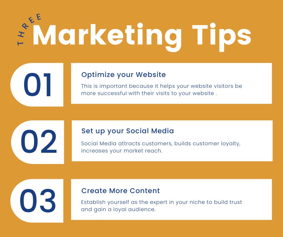 5150Digital's tweet photo. Three marketing tips that we love at 5150 to help drive potential clients to your socials and website! 

What other tips or tricks have you developed to help attract new clients? https://t.co/qVGewmuhKD