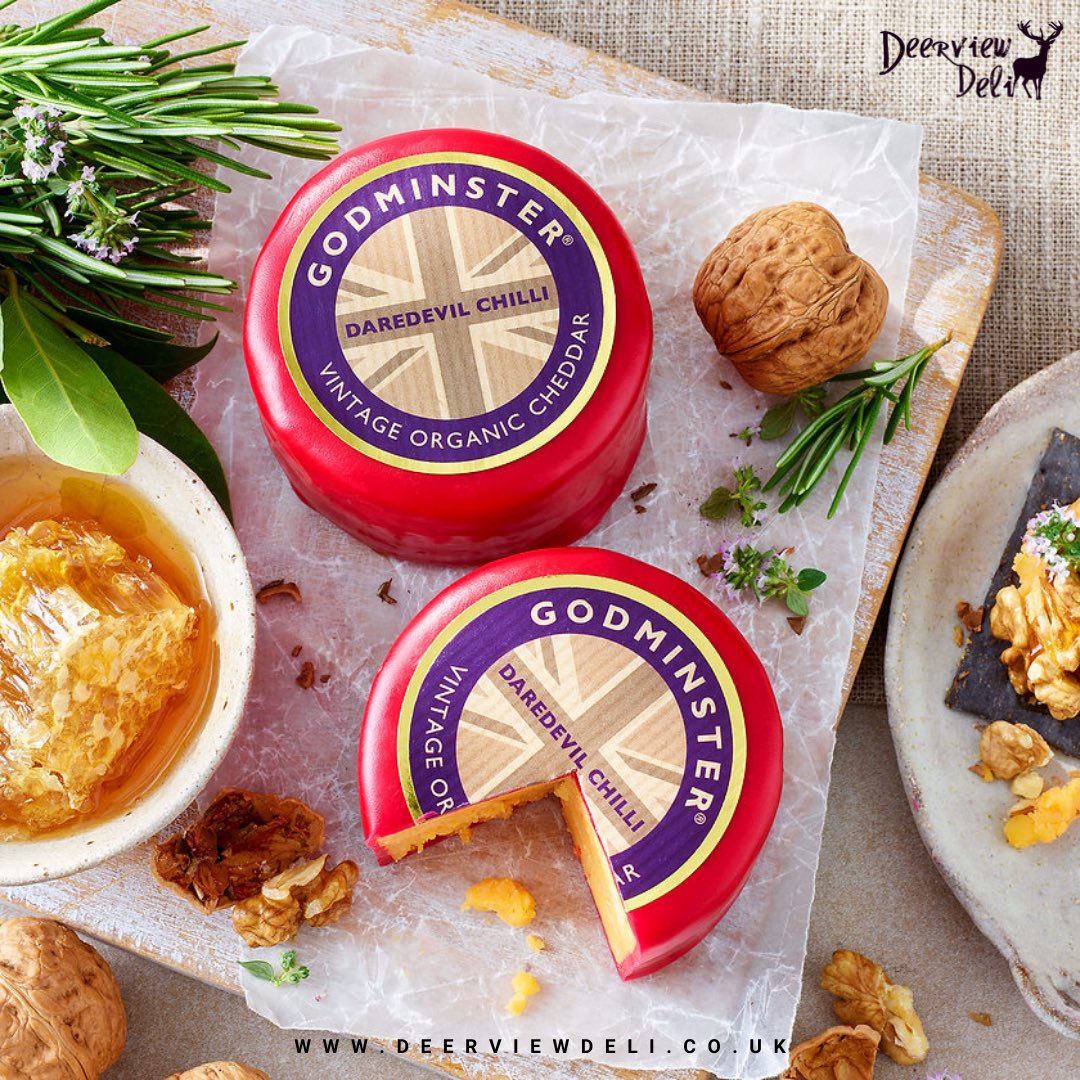 Godminster Daredevil Organic Cheese gives you a delicious combination of melt-in-your-mouth with a flavourful blend of chilli, garlic and onion. 

bit.ly/3E5lv9A

#godminstercheese #britishcheese #britishcheddar #christmastreatbox #christmascheeseboard #sussexfood