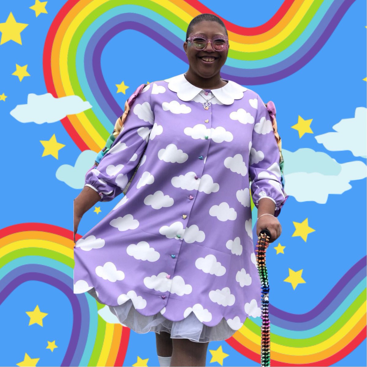 cryptidfarts's tweet photo. Preorders for our rainbow cloud collection are now live! For 2 days only, you can get the dresses for $40 off of market price :) https://t.co/wxEL4GBVIO https://t.co/P6KlfRhMhB