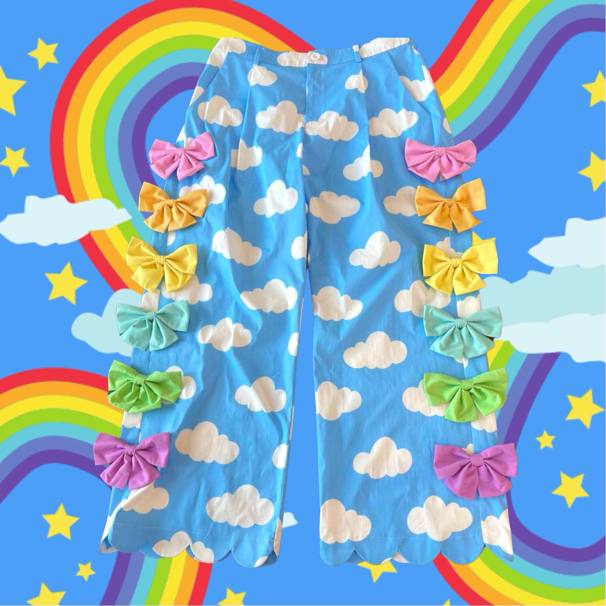 cryptidfarts's tweet photo. Preorders for our rainbow cloud collection are now live! For 2 days only, you can get the dresses for $40 off of market price :) https://t.co/wxEL4GBVIO https://t.co/P6KlfRhMhB