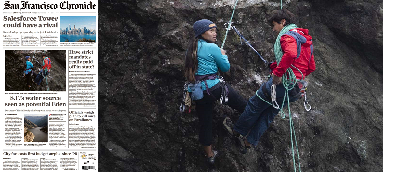 HetchHetchy's tweet image. The front page of Thursday’s San Francisco Chronicle posed a question: “Can a Rock Climber Help Restore Yosemite’s Hetch Hetchy Valley?” #restorehetchhetchy
hetchhetchy.org/san-francisco-…