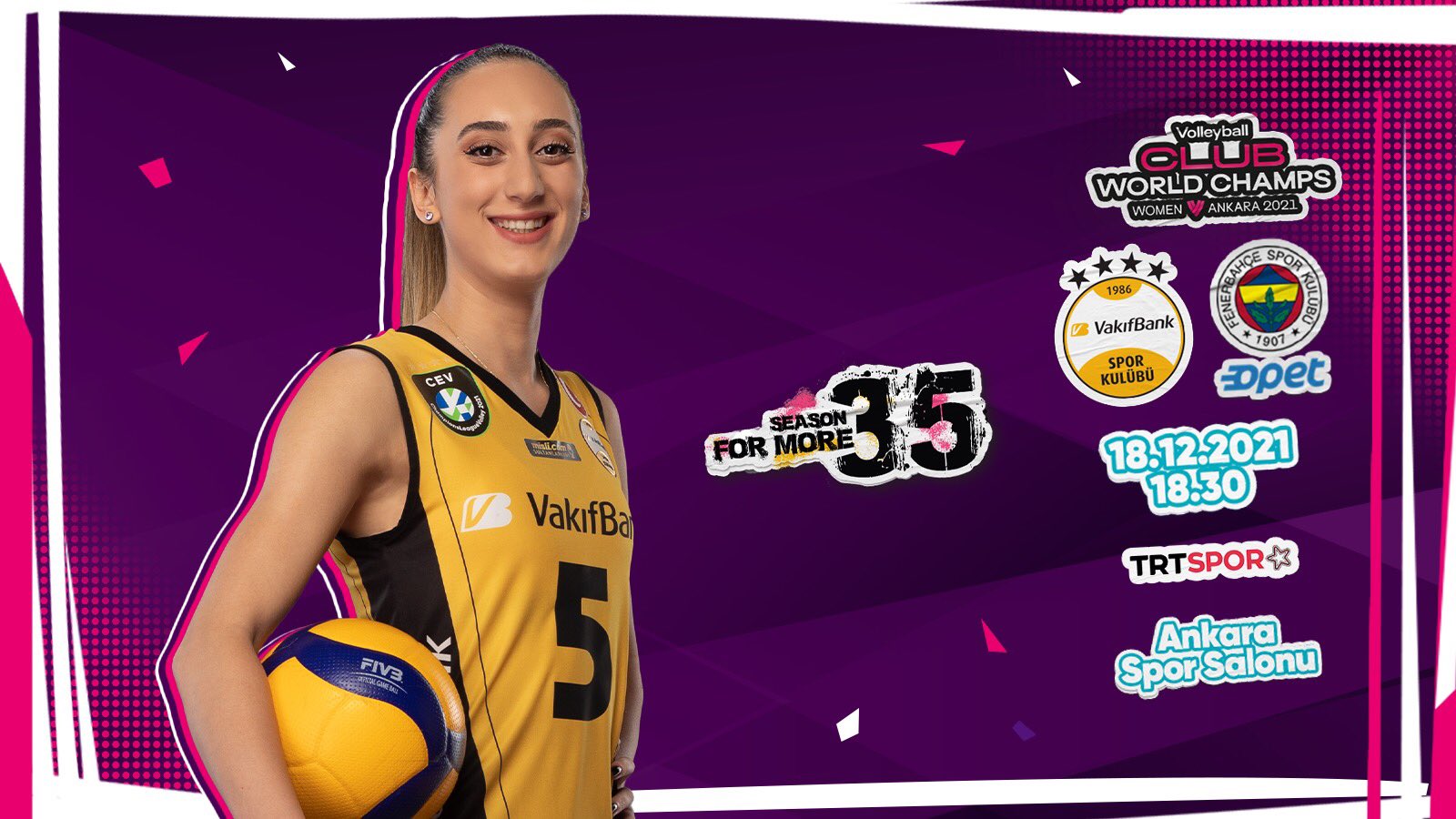 Vakıfbank'ın Yarı Final Görseli