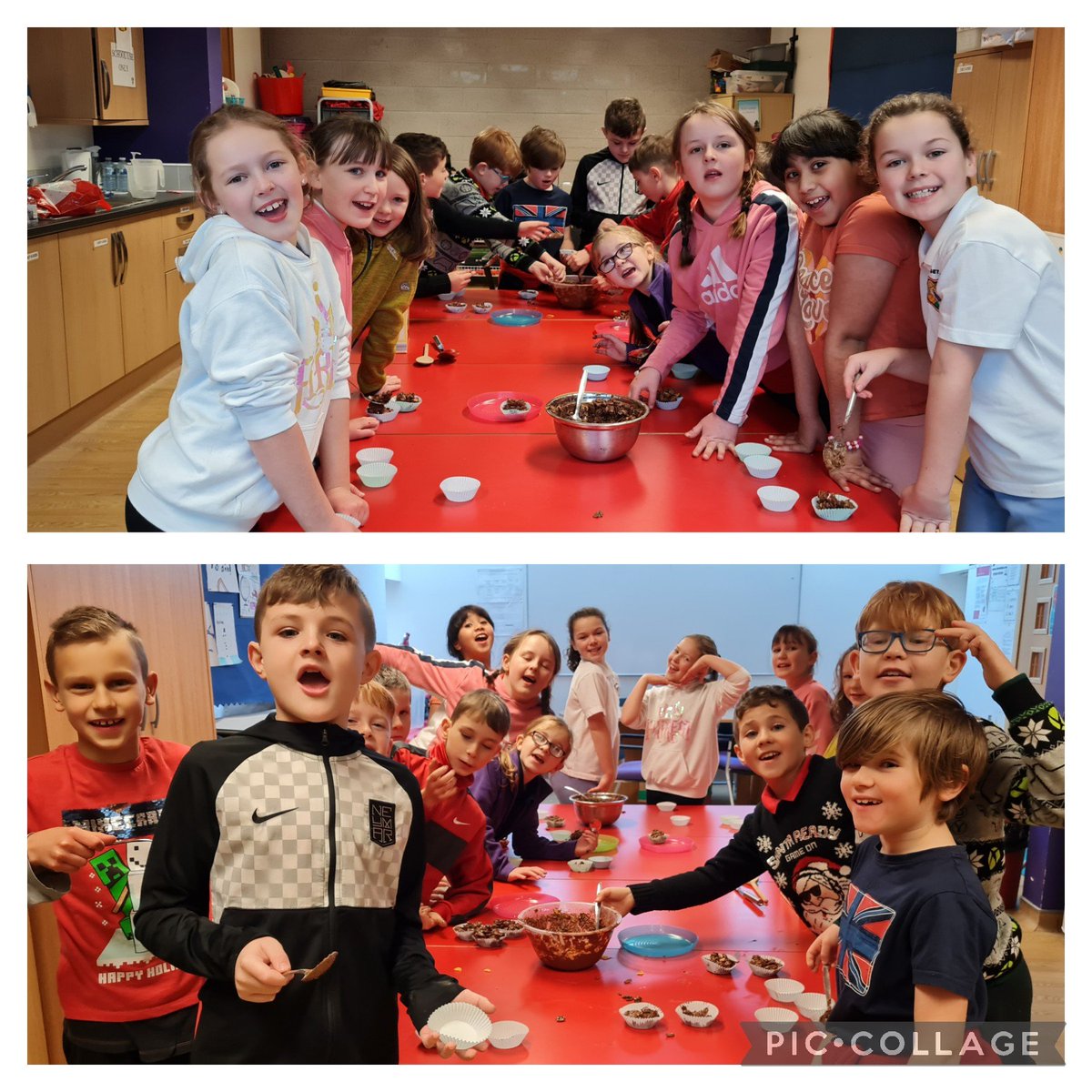 P5 had a fabulous Friday attending the Christmas Fayre and doing some chocolate themed baking now we have finished reading Charlie &amp; the Chocolate Factory.
