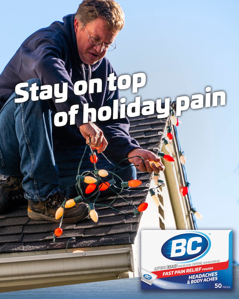 BCPowders's tweet photo. Not a creature was hurting, not even a spouse…thanks to BC® relief at the speed of powder. #happyholidays 🎄🎅🎁 https://t.co/YLbJ54ZbNh