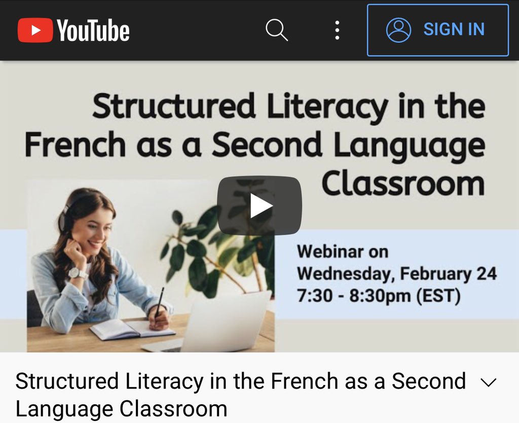 Mme Lockhart (@mmelockhartldsb) on Twitter photo As parents head into the holiday season, they may ask âhow can I support my childâs #French literacy skills when I donât speak French?â This <a href="/IDA_Ontario/">IDA Ontario</a> webinar was created for #FSL educators & parents, too! Great literacy strategies to practice at home! m.youtube.com/watch?v=7IZZCg⊠As parents head into the holiday season, they may ask âhow can I support my childâs #French literacy skills when I donât speak French?â This <a href="/IDA_Ontario/">IDA Ontario</a> webinar was created for #FSL educators & parents, too! Great literacy strategies to practice at home! m.youtube.com/watch?v=7IZZCgâŠ