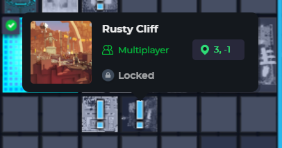 Pameliarah's tweet photo. @TheSandboxGame Rusty cliff (3, -1)! This easy https://t.co/36VQV9YWVr