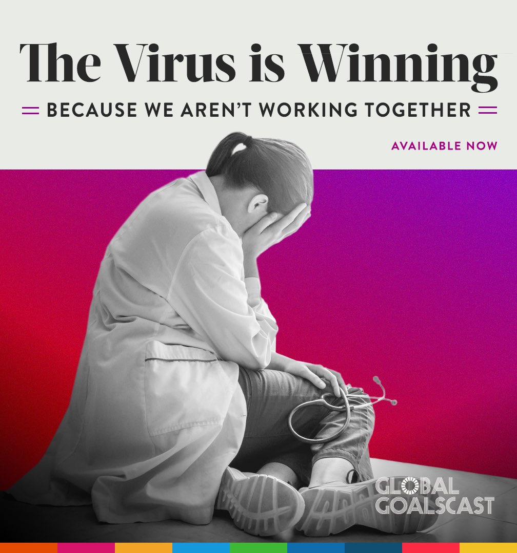 As we enter year three of the pandemic, the virus is winning. We cannot fight the virus if we are fighting each other. Listen now to the newest episode with Special Envoy of the World Health Organization, David Nabarro. #COVID19       
podcasts.apple.com/gb/podcast/glo…