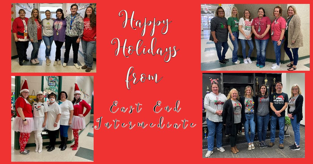 East End Intermediate would like to say Happy Holidays and enjoy your break!