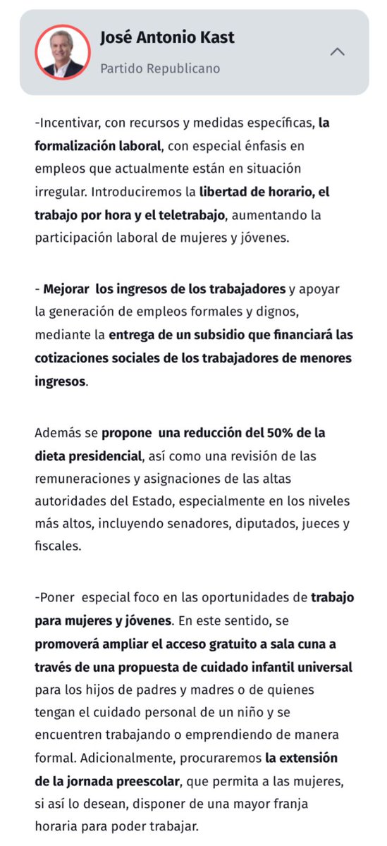24HorasTVN's tweet photo. 🇨🇱 ¿Qué dicen los programas de @gabrielboric y @joseantoniokast 
en materia de 💼 trabajo? 

Revisa esta y otras temáticas en nuestro comparador de candidatos ➡ https://t.co/nac4oWA45D

Este 19 de diciembre #ChileElige https://t.co/BNnr6mXlHh