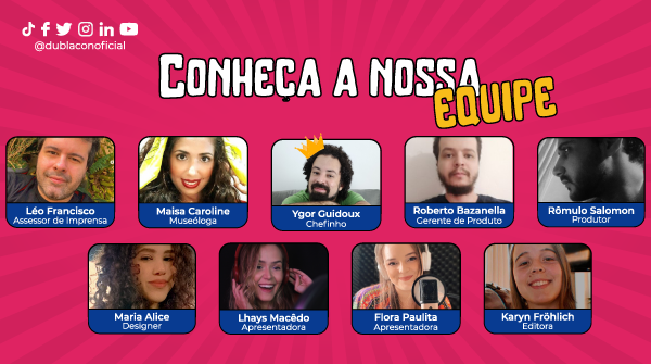 DublaConOficial's tweet photo. Uma equipe que faz tudo com amor, o resultado não pode ser diferente, né? Então, um brinde à equipe @versaodublada e #dublacon ! 🥂 https://t.co/PZlhYhAVGd