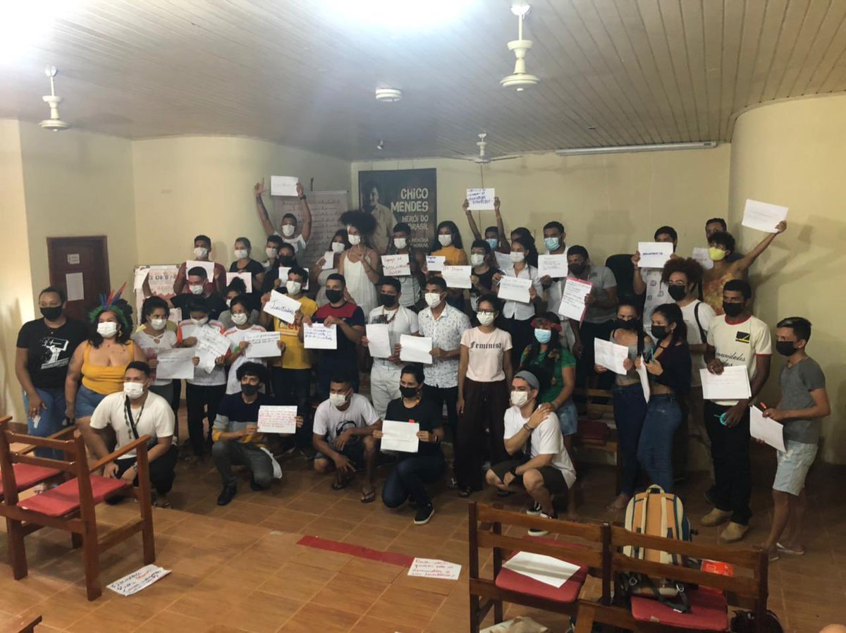 unirversoecafe's tweet photo. Juventude de todo o BRASILLL.
Que semana PHODAAA
#semanachicomendes #ativismoambiental #juventude #resistencia #xapuri #amazonidas https://t.co/3uV5M2jQar