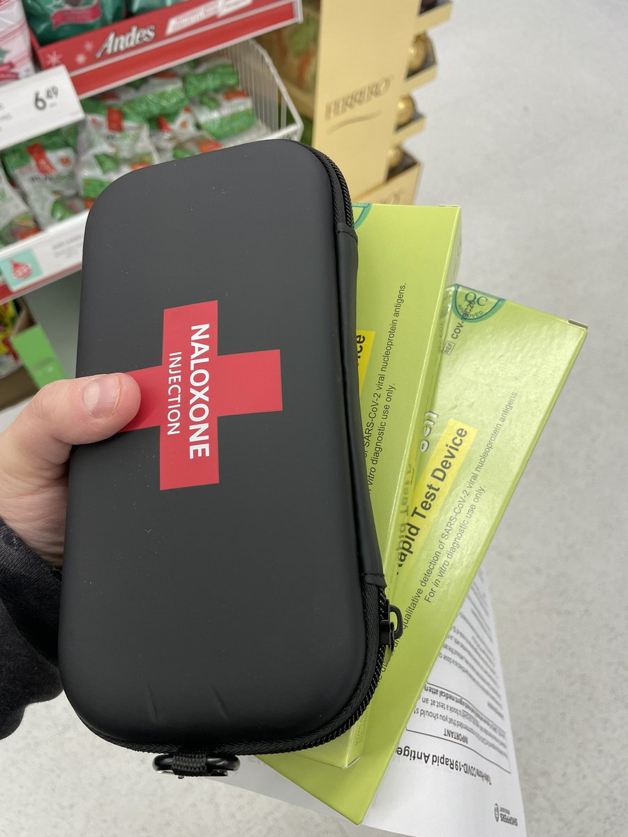 Reminder. When you go to pick up your Covid rapid tests, as your pharmacist for a free Naloxone kit (if they have them). These also save lives!