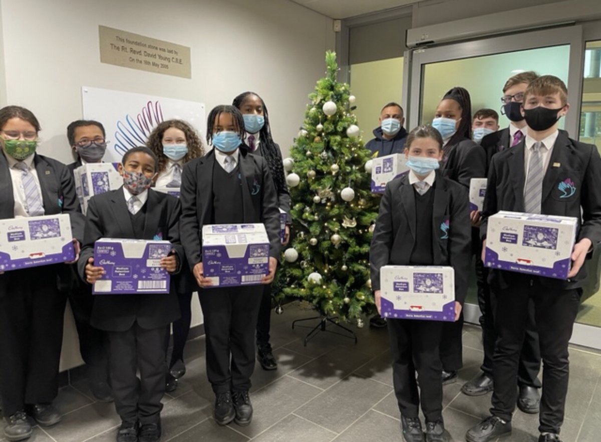 bishopyoungce's tweet photo. A huge thank you to Dave Shortland for his very generous donation of selection box chocolates for our students. #Community #ChristmasSpirit #BeKind https://t.co/XeSiLhOccU