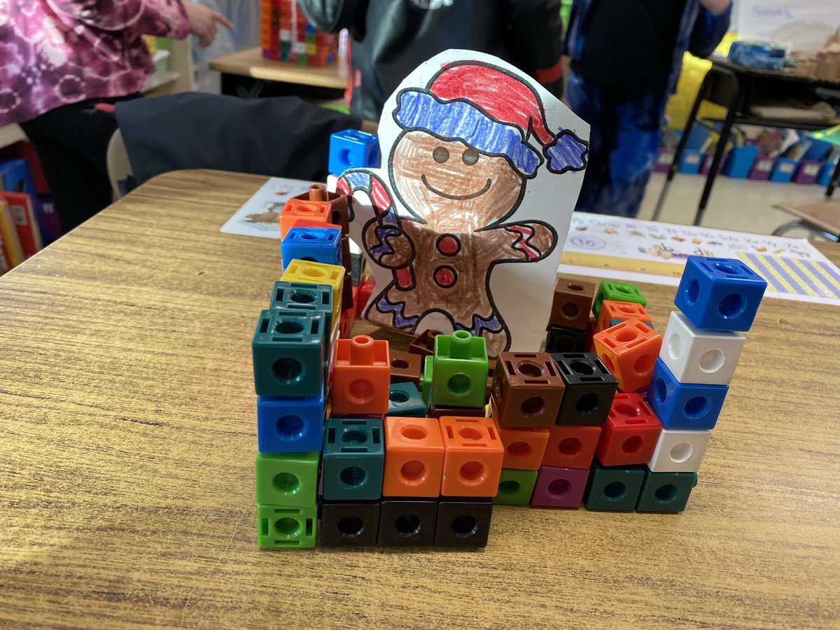 JoannaStabile's tweet photo. We designed and built a trap for our Gingerbread Man after reading How to Catch a Gingerbread Man. The explanations of designs were incredible! #gingerbreadweek #STEAM https://t.co/yYlfwPlnoT