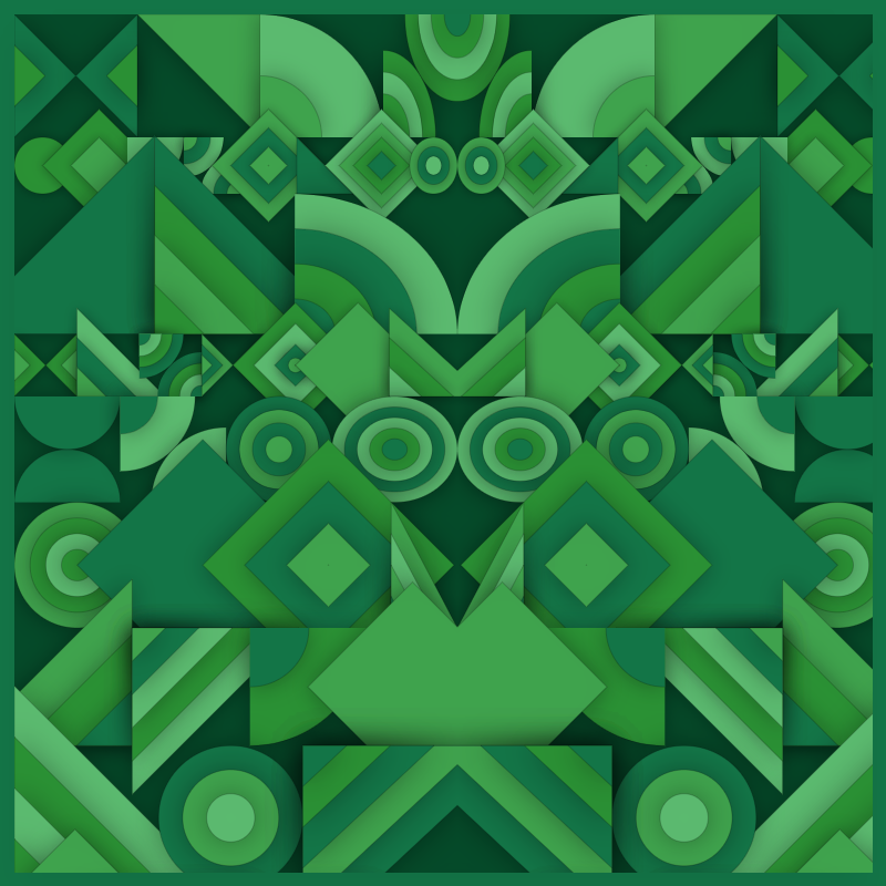 Bloom of Shapes GenArt tweet media