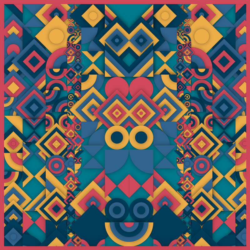 Bloom of Shapes GenArt tweet media