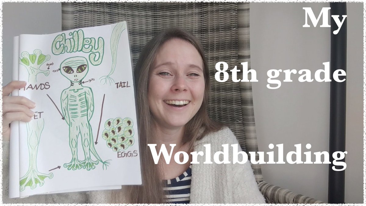 This week on #Ecofictology I read my 8th grade writing and attempts at worldbuilding! Hilarious shenanigans ensue 😂 youtu.be/VZ8e_vGWZlg