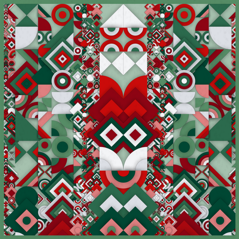 Bloom of Shapes GenArt tweet media