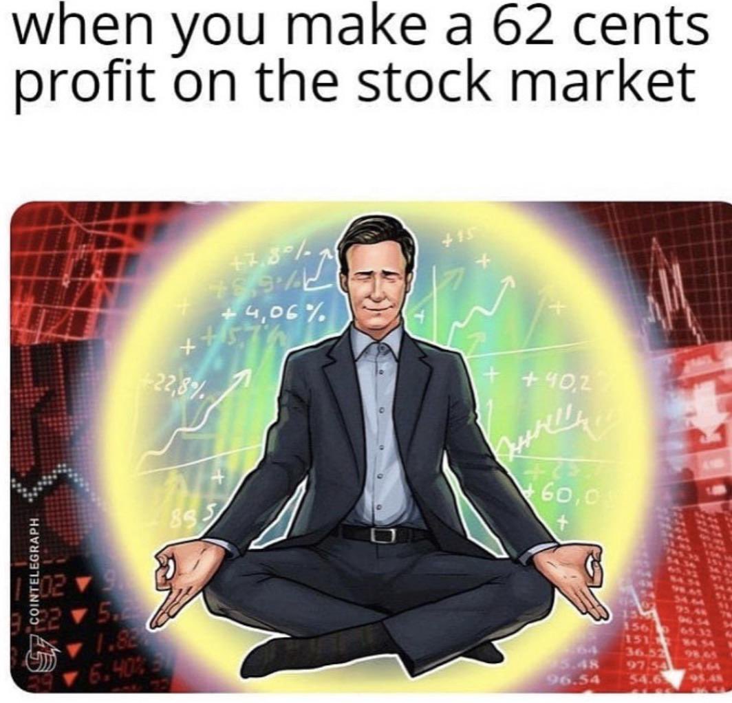 All of us Wallstreetbets degenerates know this feeling!!! #WallStreet #WSB #StockMarket #gains https://t.co/R3Qt985SHw