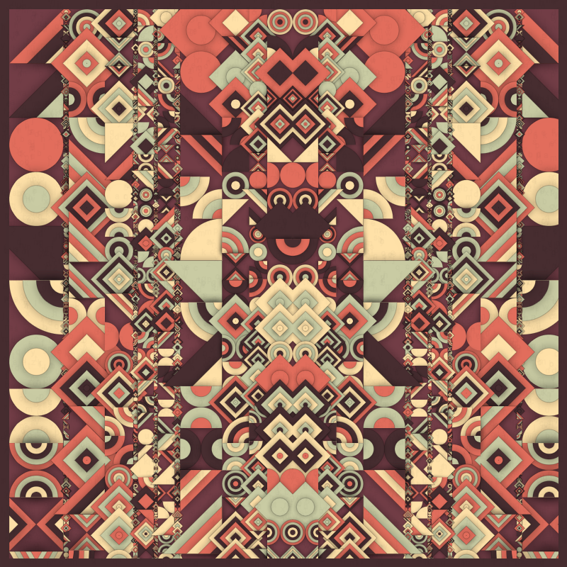 Bloom of Shapes GenArt tweet media