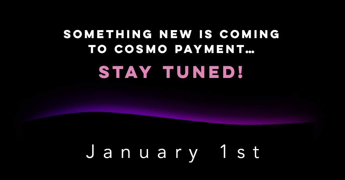 CosmoPayment's tweet photo. JANUARY 1ST #CosmoCountdown https://t.co/CvA6ieqJOk