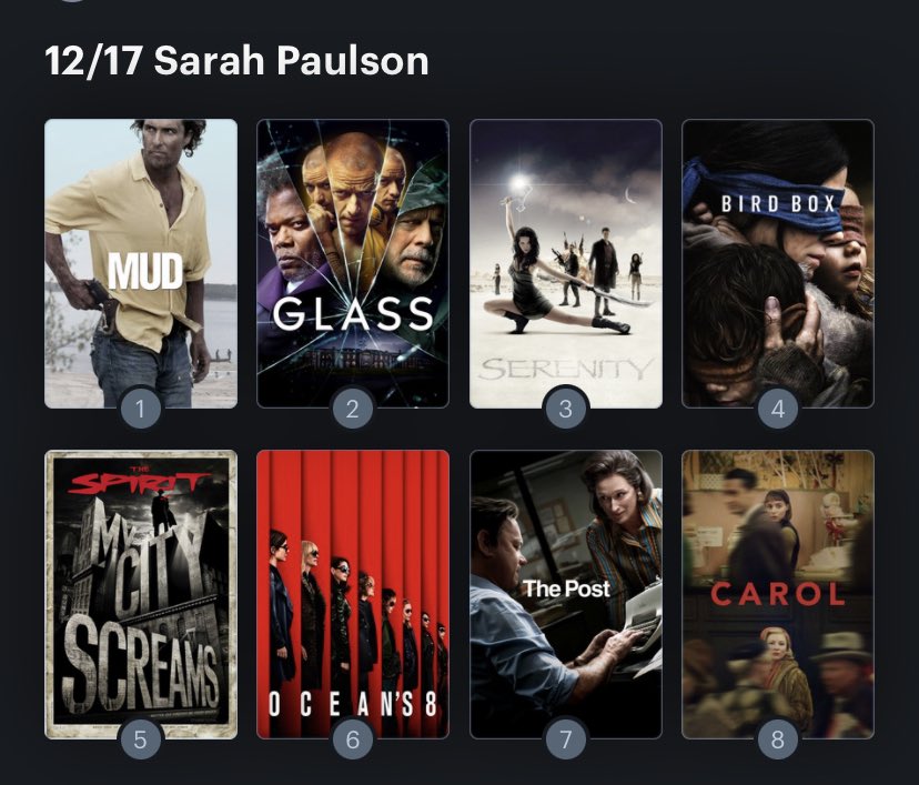 Hoy cumple años la actriz Sarah Paulson (47). Happy Birthday ! Aquí mi Ranking: 