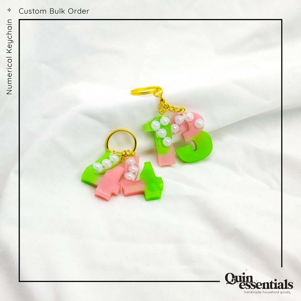 quinessentials_'s tweet photo. Lack of post doesn't mean lack of work. A friend of mine reached out and asked me to make the biggest custom order I've had so far! 44 keychains for a very special group of ladies 🐸💕
. 
#resin #resinart #keychains #resinkeychains #promarinesupplies #Quinessentials #handmade https://t.co/R3w4nhhp53