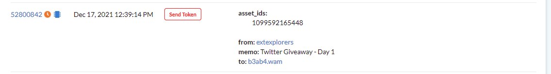 exexplorers's tweet photo. Transaction for the transfer. https://t.co/yAlyJg9N4F