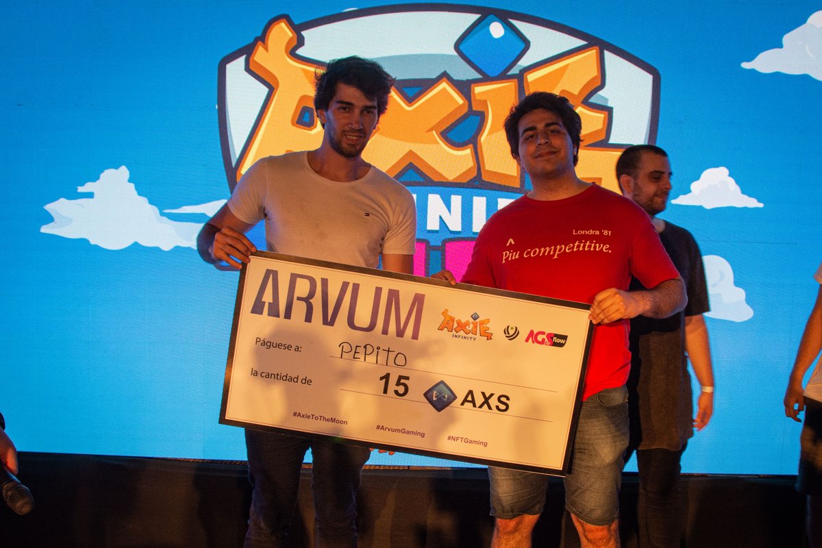 arvumteam's tweet photo. En la #AxieInfinityCup que se llevó a cabo en la @ArGameShow ¡hubo un premio de 250 AXS para los 10 ganadores!
1ro: Maigal
2do: Little duck
3ro: Router
4to: Bukzo/Pepito
5to: Sarraf
6to: Umer
7mo: Garthoro
8vo: Gigakov
9no: Levunga
10mo: Anadiels
@AxieInfinity @TemporadaJuegos https://t.co/upwMU3Vdwq