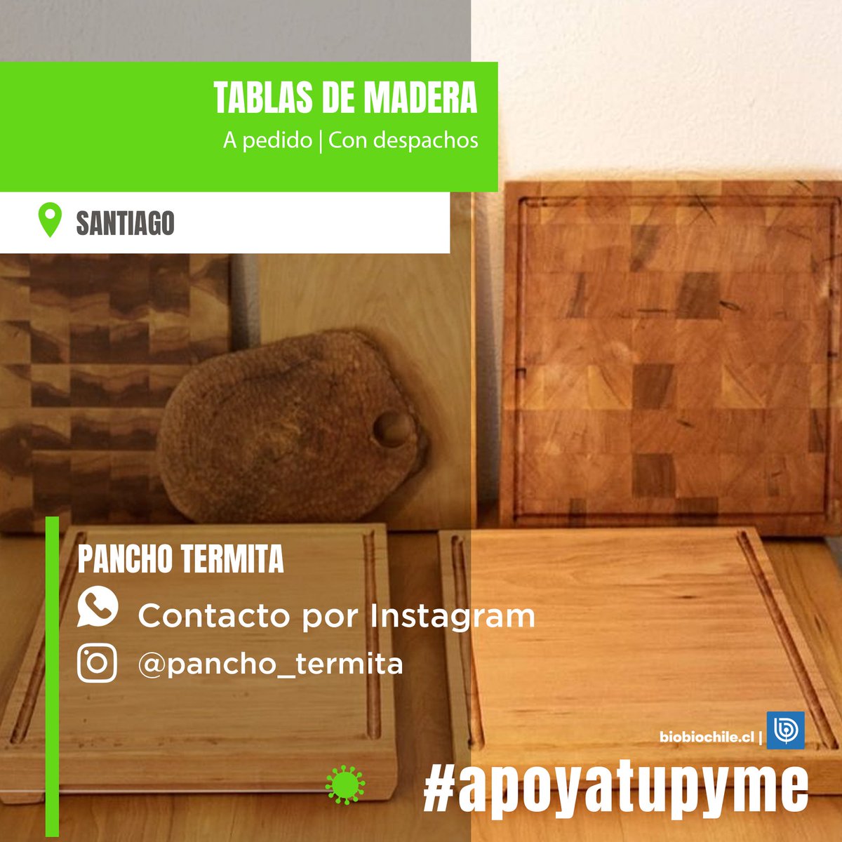 biobio's tweet photo. #PymeChallenge ¿tienes una pyme o conoces a alguien que la tenga? Compártela con nosotros por IG para poder ayudarlos y juntos apoyemos a los microempresarios 💪
Por la gran cantidad de mensajes que recibimos no nos es posible responderles, pero leemos todas sus solicitudes. https://t.co/6nXewcPjsy