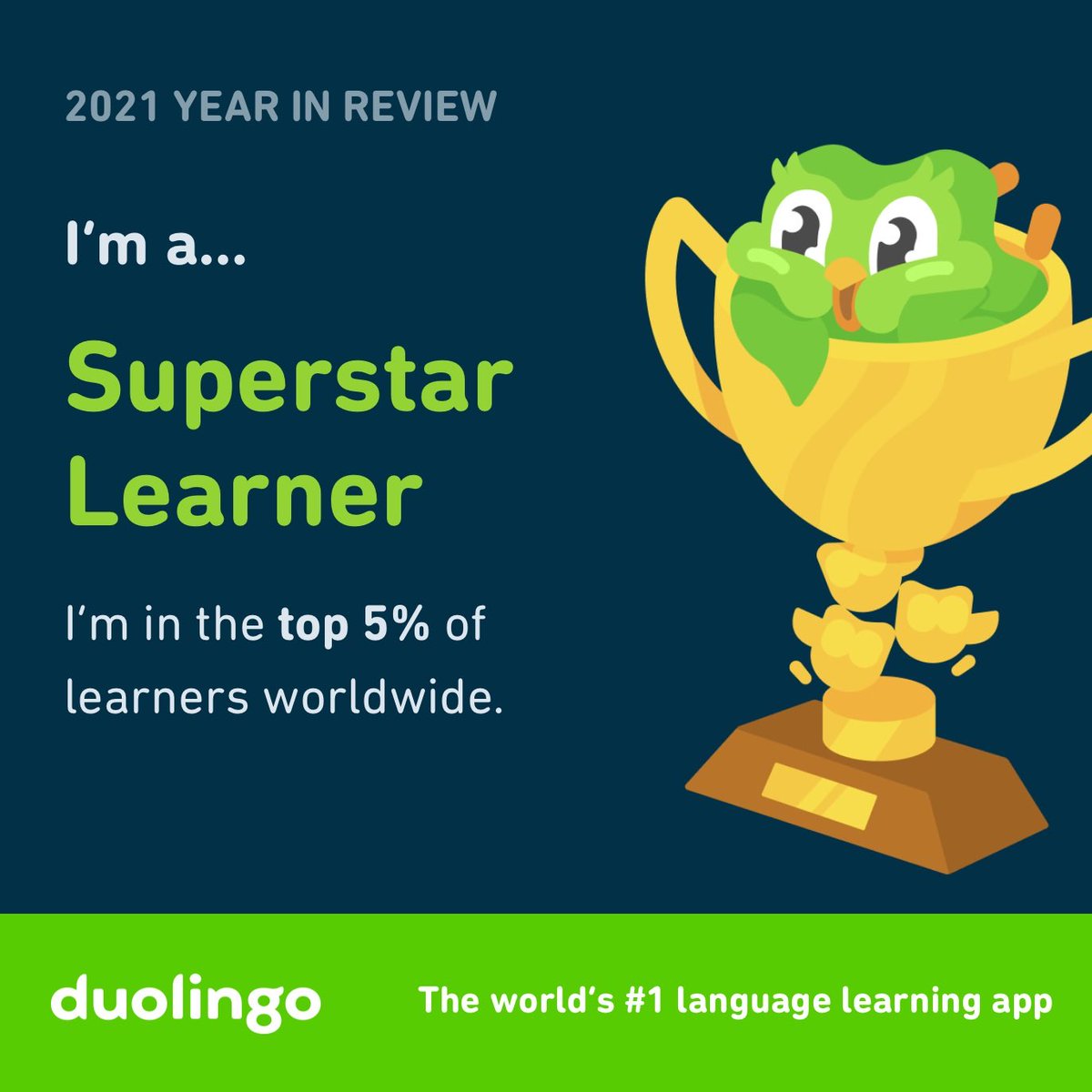 kareexcorey's tweet photo. I’m a Superstar Learner! What’s your Duolingo learner style? #Duolingo365 https://t.co/Z0MuTanQUG
