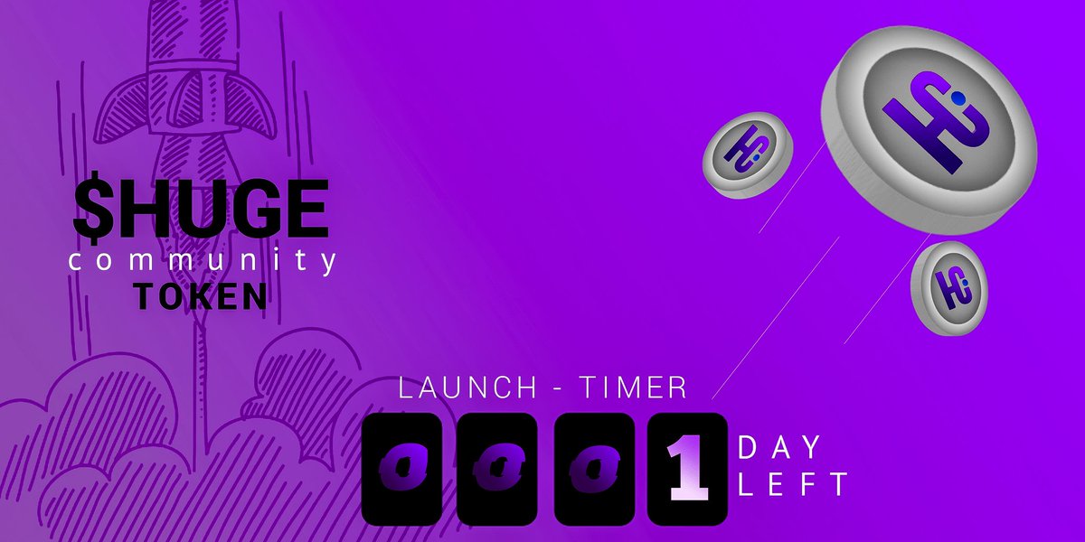 It's almost time hunters

Follow countdown here:
pad.fairlaunchpad.net

Read More:
bit.ly/3rZwWxe

Telegram:
t.me/hugecommunityt…