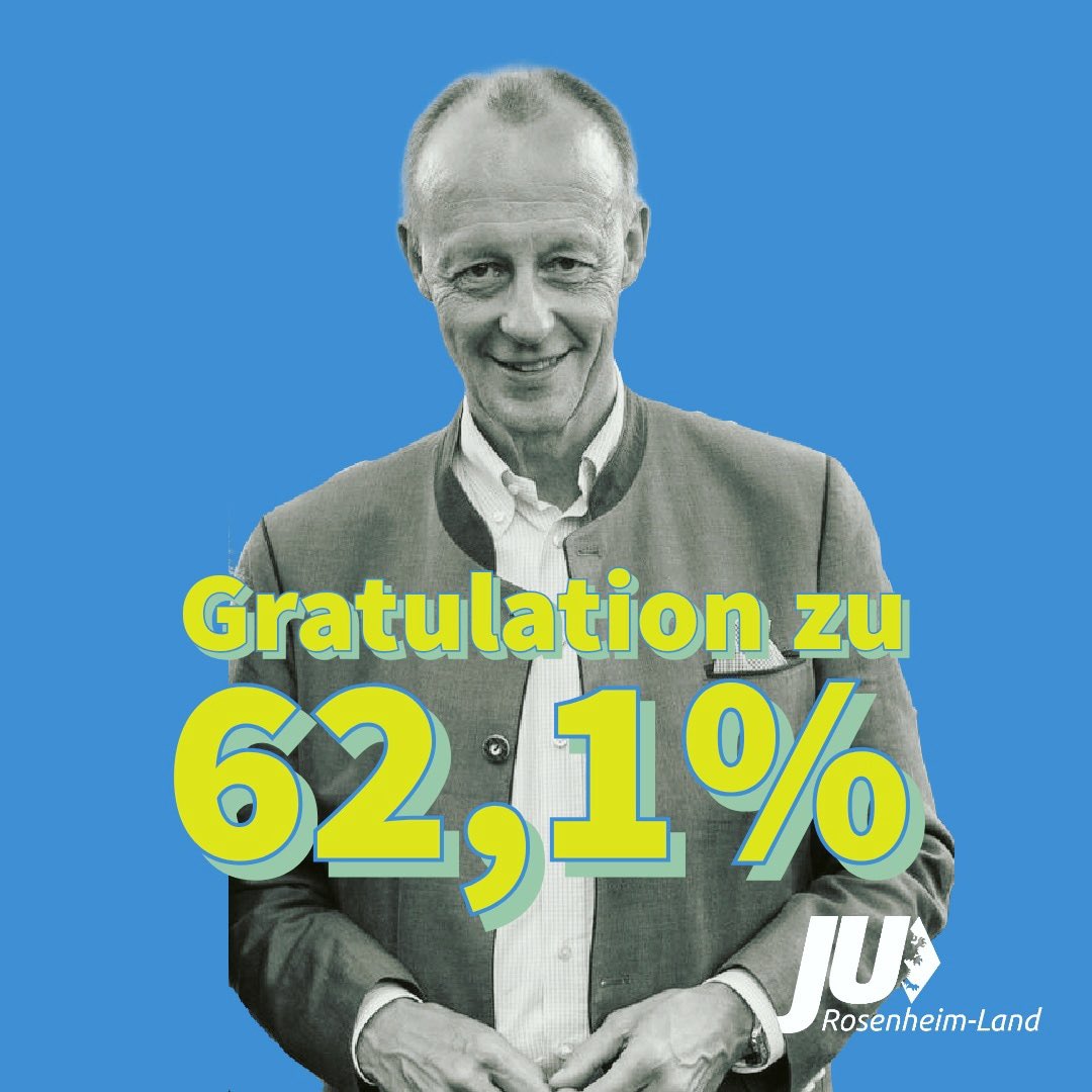 Wir gratulieren <a href="/_FriedrichMerz/">Friedrich Merz</a> zu diesem klarem Votum!