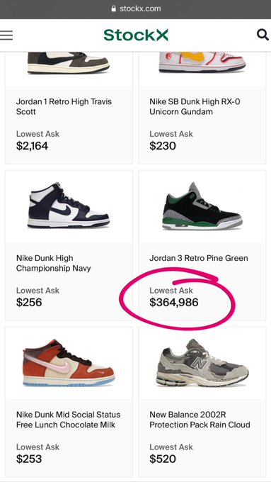 Why tf is this $364,986? 😭😭 @stockx https://t.co/lfZISPbR8h<a class="tags" target="_blank" title="On Twitter" href="/?out=eyJ0eXAiOiJKV1QiLCJhbGciOiJIUzUxMiJ9.eyJpYXQiOjE3MjUzMDYwNDcsImlzcyI6InR3cG9ybnN0YXJzLmNvbSIsIm5iZiI6MTcyNTMwNjA0NywiZXhwIjoxNzU2ODQyMDQ3LCJyZWRpcmVjdF91cmwiOiJodHRwczovL3R3aXR0ZXIuY29tL3N0b2NreCJ9.9xNB_cFE5K7Qsk-jC8m3XrykLJWj3jaahbcUVz_sk_ml2sfm3nLWvGF5Qn9QfFpY8oyCfFyFFiBL1l1dKJYnsA">@stockx</a>