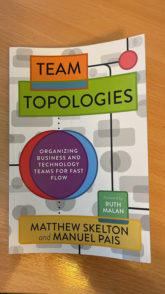 This book is making me think about Conway’s Law. I am glad I have a Christmas break coming up to spend time reflecting on the points it makes. Thank you <a href="/matthewpskelton/">Matthew Skelton #BLM 💙🌻</a> @manupaisable