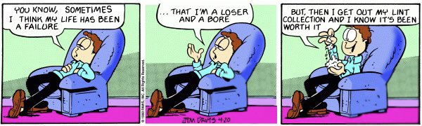 There are some truths that, for the sake of sanity, we cannot allow ourselves to believe. #garfield #garfieldcomics #garfieldminusgarfield #existentialism #comics #comicstrip