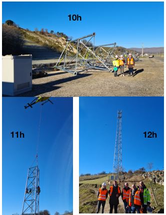 Magnifique matinée en Ariège au Mas d'Azil avec l'installation d'un nouveau pylône Orange. Travail impressionnant en rapidité et en précision par notre partenaire Snef avec 6 rotations d'hélicoptère :
youtu.be/vW85P_v2ghE
<a href="/OrangeOccitanie/">Orange Occitanie</a>