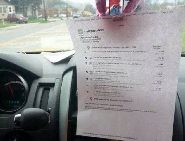 natmiletic's tweet photo. Who remembers Mapquest? 

Used to drive around like this 👇 😅 https://t.co/iLyJmVD7wD
