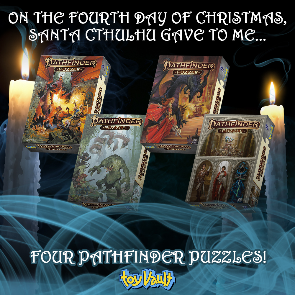 The only jigsaw puzzles that are Cthulhu approved!

ow.ly/BbI850HexBs

#christmas #merrychristmas #christmastime #christmas2021 #twelvedaysofchristmas #jigsawpuzzle #jigsawpuzzles #jigsawpuzzlesofinstagram #ilovepuzzles #puzzleshop #puzzlesarefun