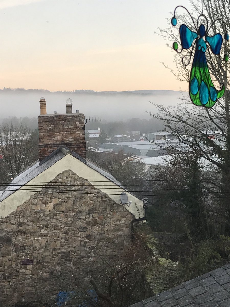 Must over The Tyne Valley this morning, the start of a crisp Winter day 🙏 #Hexham