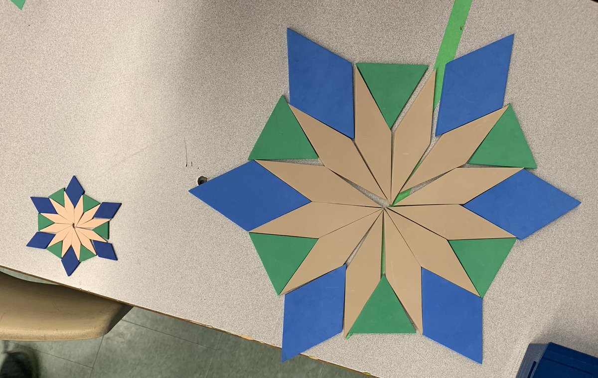Reflecting on our math journey and creating beautiful designs in @MlleFerguson ‘s grade 3/4 class today <a href="/BurleighHillPS/">Burleigh Hill PS</a>