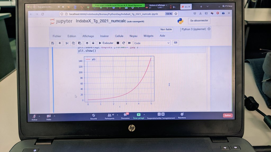Second day of training in python #pythonDay on numerical and symbolic computation and on machine learning.
#indabaxTogo #AI #ML #TgTwittos
