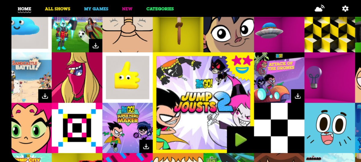 Go gaming with Cartoon Network One app, multiple games - OloriSuperGal