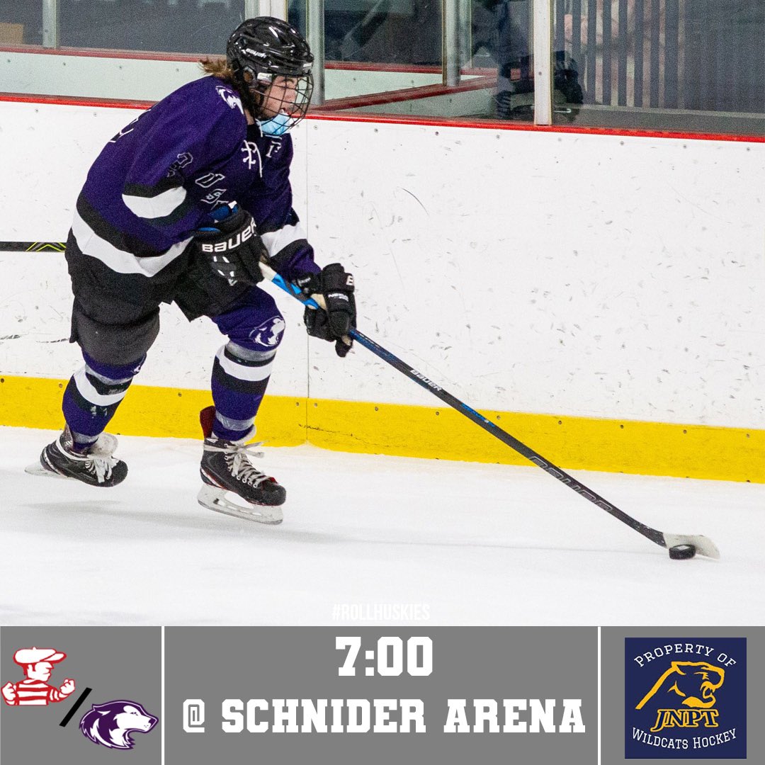 The hockey team has a big game tonight against JNPT! 7:00 @ PC #rolltownies