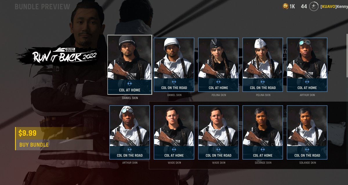 Kuavo's tweet image. GIVING AWAY A PC CDL &quot;Run it Back&quot; Pack!

Just respond with your favorite CoD Moment and I&apos;ll pick a winner🦖