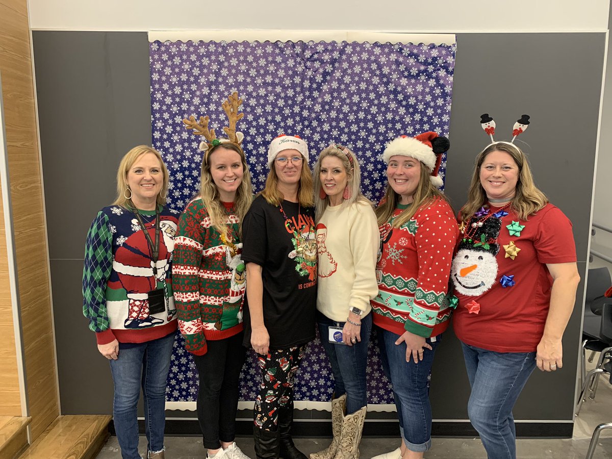 Merry Christmas from the AMAZING @MemorialSTEM SPED team!!! These people seriously rock!!!