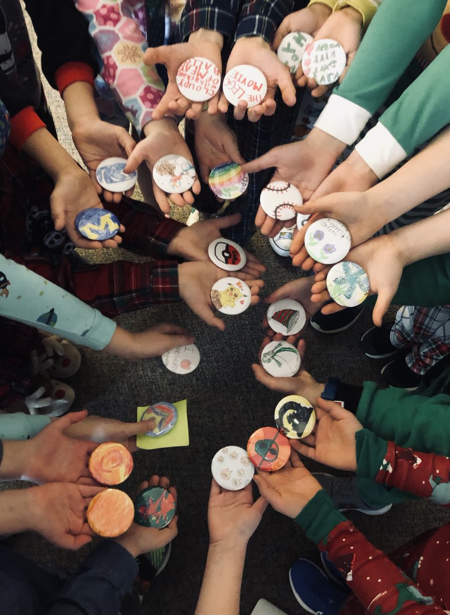 EdgeElementary's tweet image. Thanks for the cool buttons, Flynn!  
I 💜 Edgeworth Elementary School!
#Buttonmaker #mademyday #Friends #iThinkQV