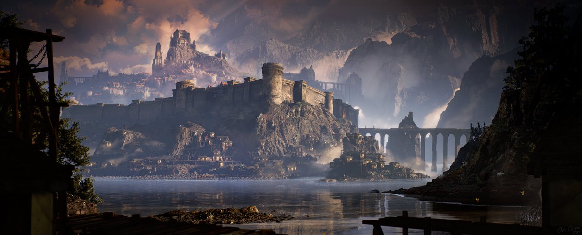 Just finished my latest real-time piece on UE4! "Edrugarth", capital of the kingdom of Eakart!

lnkd.in/g25iejSi

Hope you like it! #environment #environmentart #fantasyart #fantasy #unrealengine #unrealengine4 #gamedev #indiedev #indiegame #art #digitalart