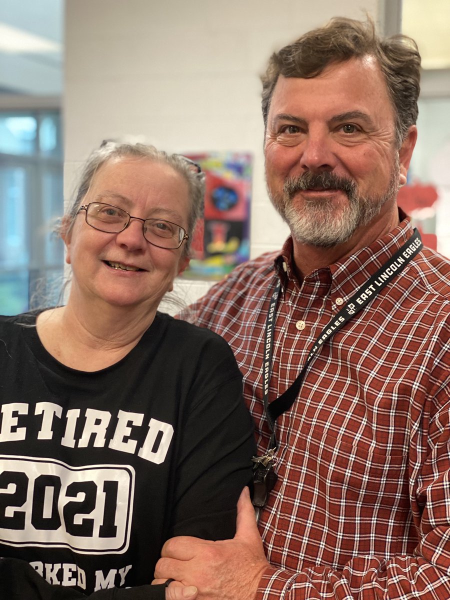 A huge Eagle Shout out to Rita Storey for her 32 years of love, service and dedication to the students, faculty &amp; staff at East Lincoln Elementary! We will miss you Rita!